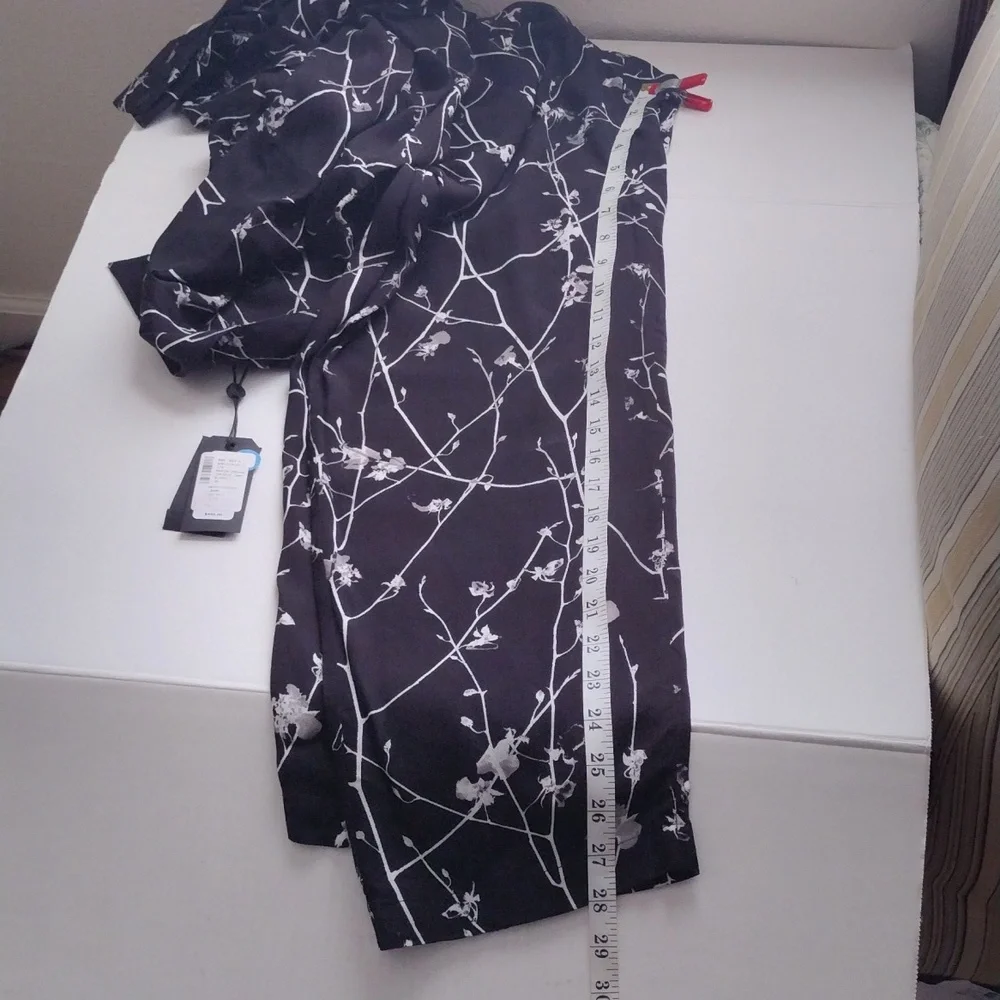 Rag And Bone  Black and White  Floral Jumpsuit 10